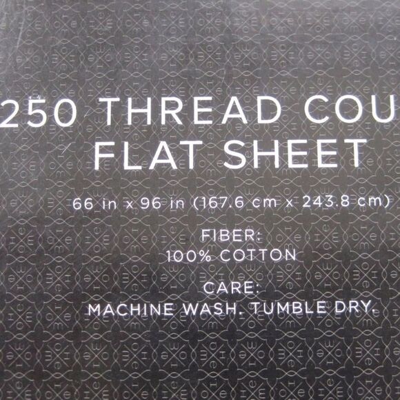 Flat Sheet Queen Target HOME 250 Thread Count - Picture 3 of 5